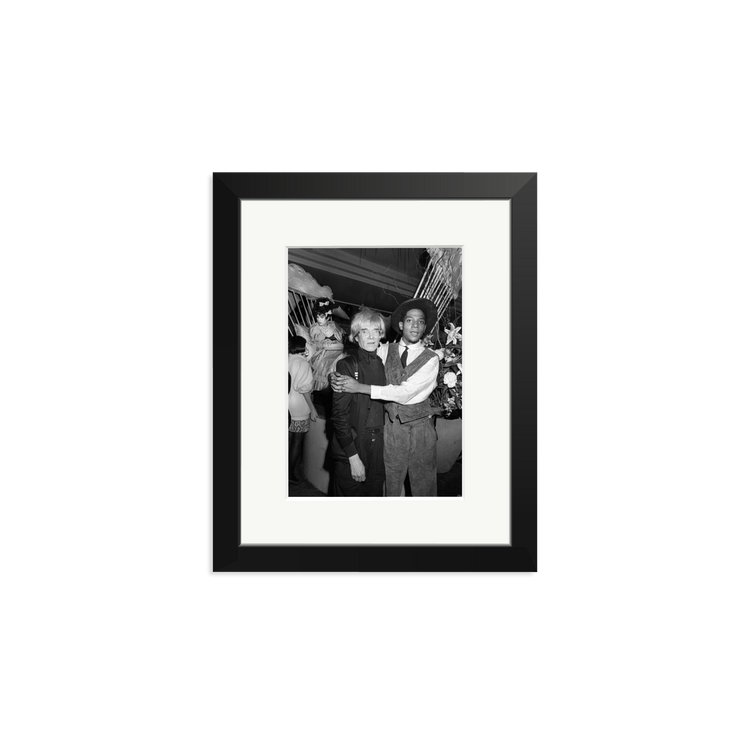 Jean-Michel Basquiat and Andy Warhol | Framed Photography