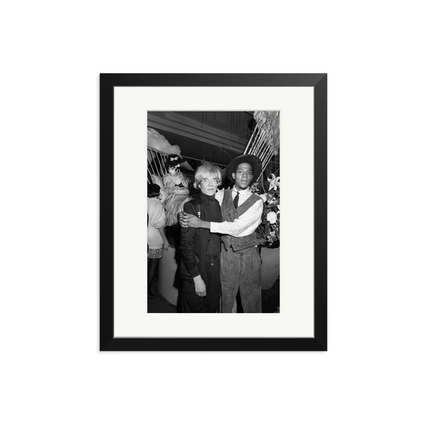 Jean-Michel Basquiat and Andy Warhol | Framed Photography