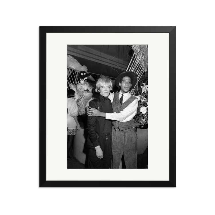 Jean-Michel Basquiat and Andy Warhol | Framed Photography