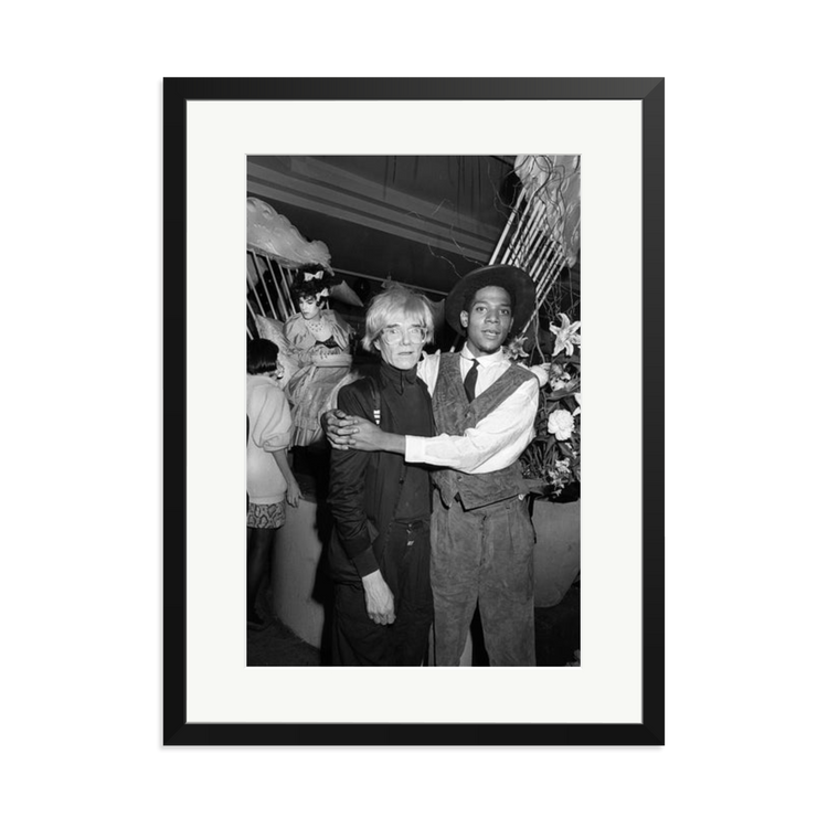 Jean-Michel Basquiat and Andy Warhol | Framed Photography
