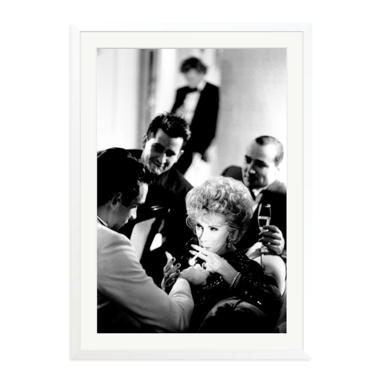 Joan Rivers Getting A Smoke by Michael Tighe
