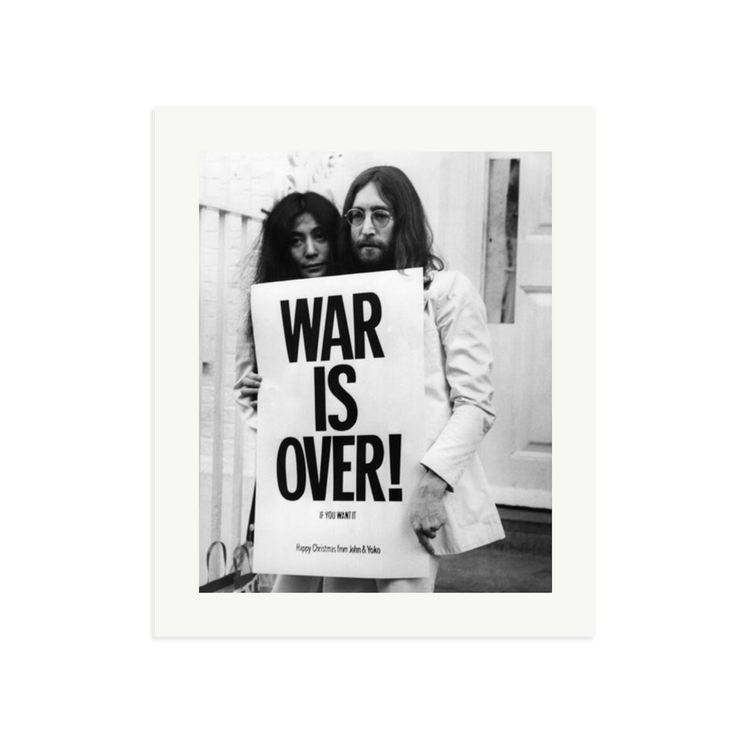 John and Yoko War Is Over by Bridgeman Images | Photography