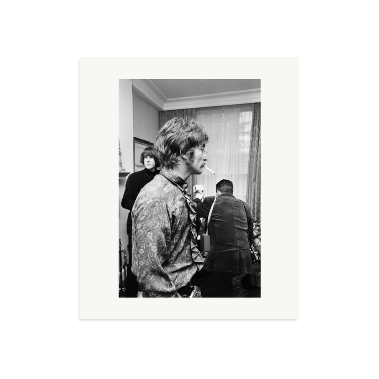 John Lennon Smoking by Mirrorpix | Framed Photography