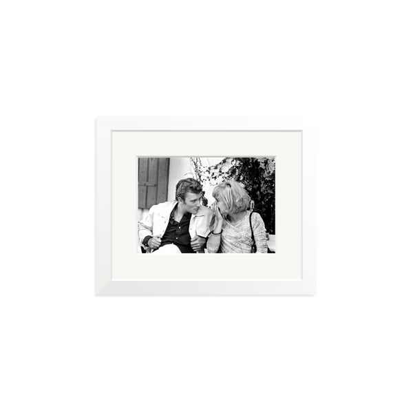 Johnny Hallyday and Sylvie Vartan, 1963 | Framed Photography