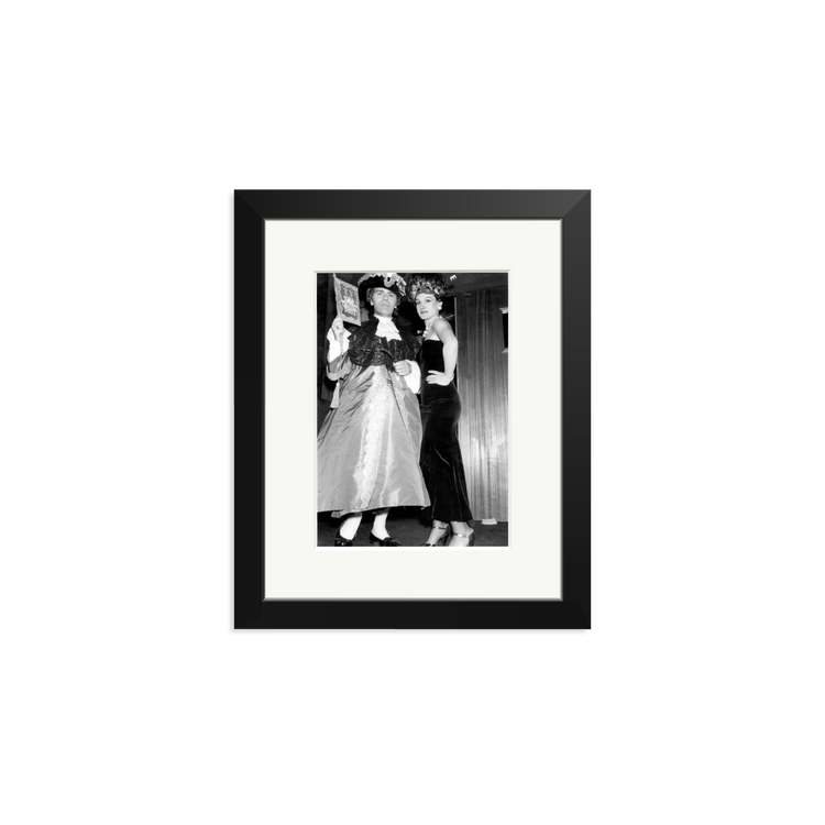 Karl Lagerfeld and Paloma Picasso