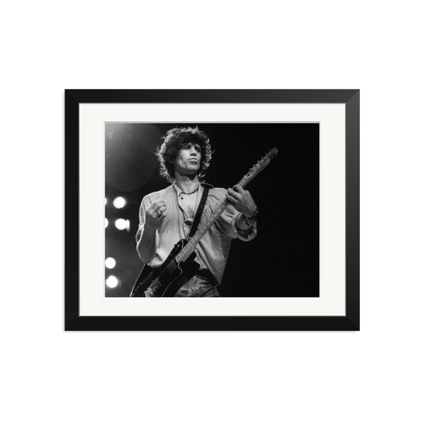 Keith Richards 1978 by Janet Macoska | Framed Photography