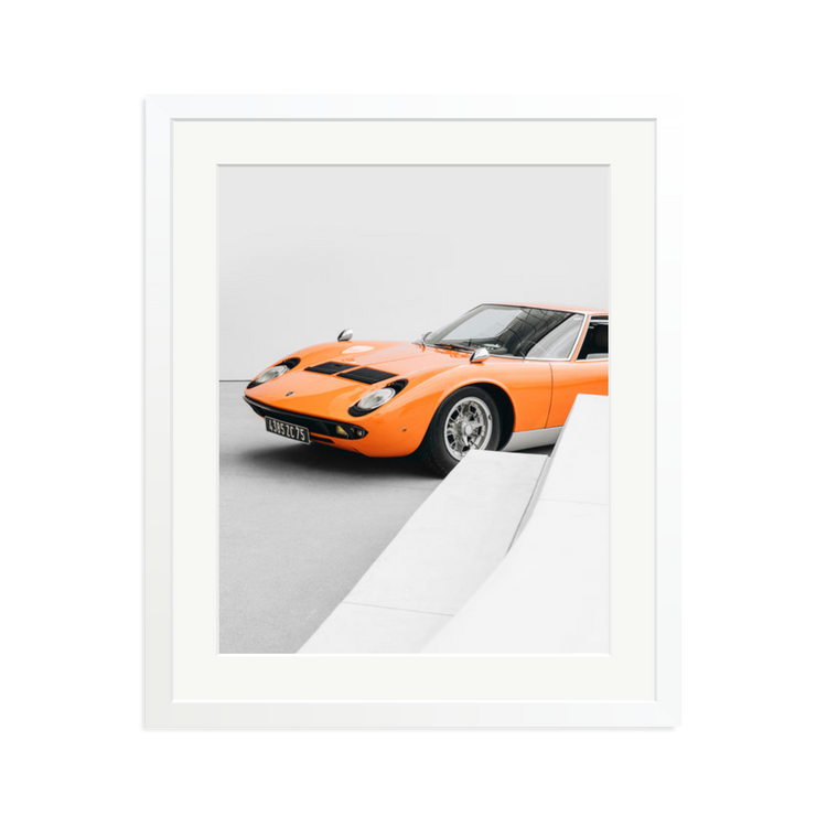 Lamborghini Miura by Huseyin Erturk | Framed Photography