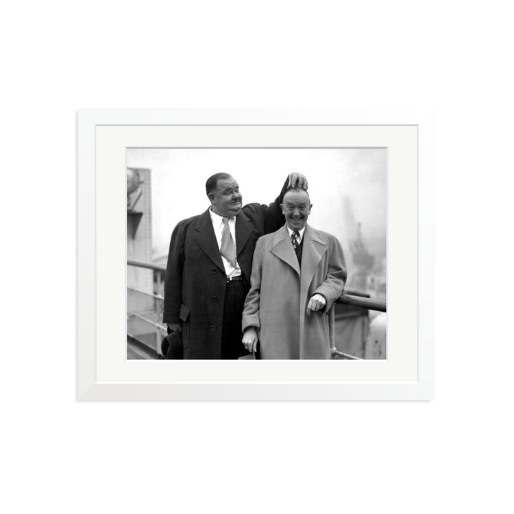 Laurel And Hardy, London, 1947 by PA Images | Photography