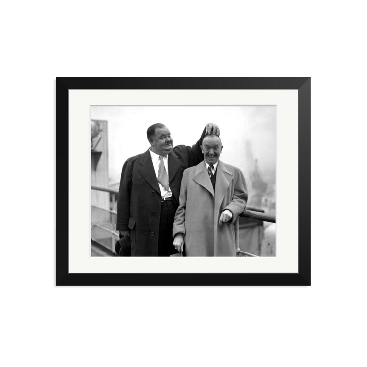 Laurel And Hardy, London, 1947 by PA Images | Photography