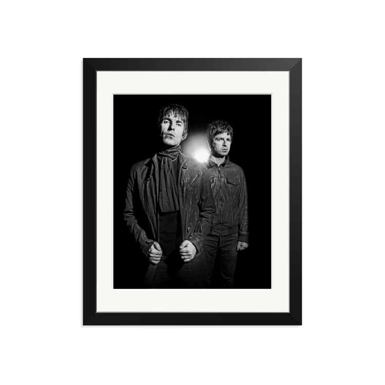 Liam and Noel Gallagher Portrait | Framed Photography