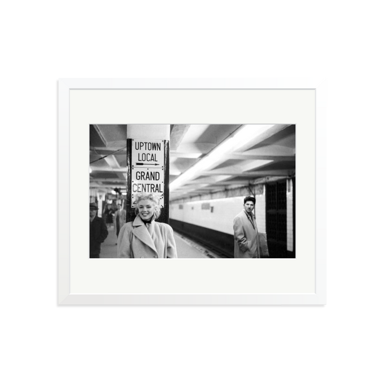 Marilyn In Grand Central Station | Framed Photography