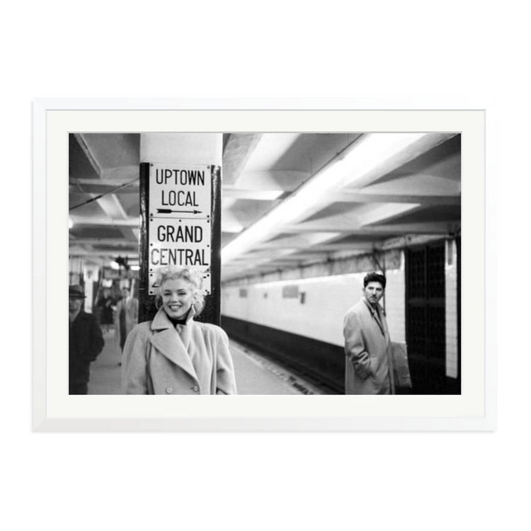 Marilyn In Grand Central Station | Framed Photography