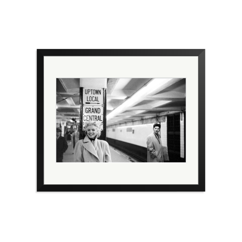 Marilyn In Grand Central Station | Framed Photography Marilyn In Grand Central Station | Framed Photography