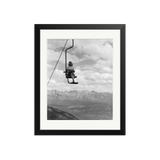 Marilyn Monroe on a Ski Lift
