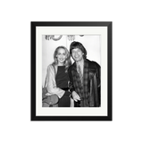 Mick Jagger and Jerry Hall at a Fashion Show