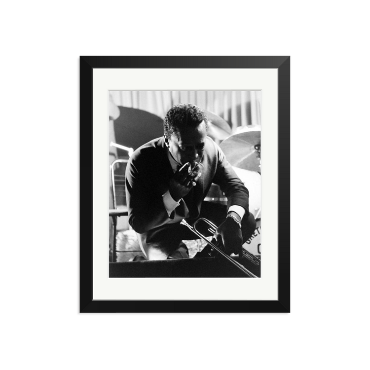 Miles Davis Smoking | Framed Photography