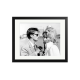 Monica Vitti and Alain Delon