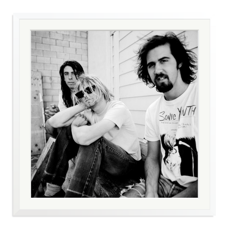 Nirvana, 1991 by Chris Cuffaro | Framed Photography