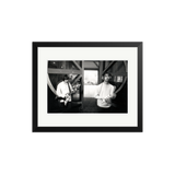 Noel and Liam at the Monnow Valley Studios