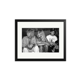 Rod Stewart, Alana Hamilton and Elton John