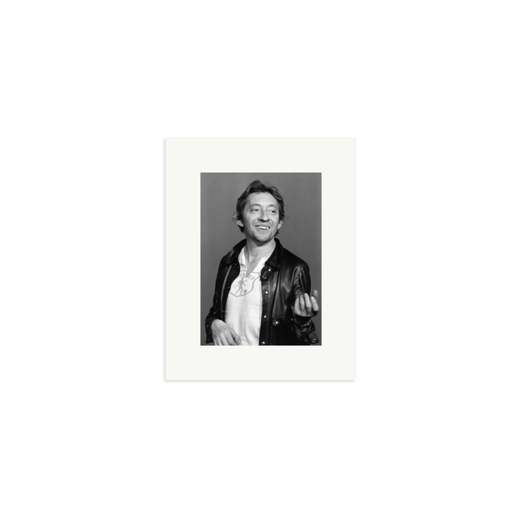 Serge Gainsbourg On Top | Framed Photography