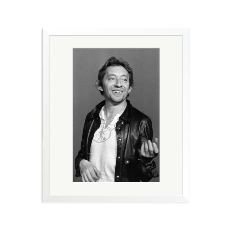 Serge Gainsbourg On Top | Framed Photography