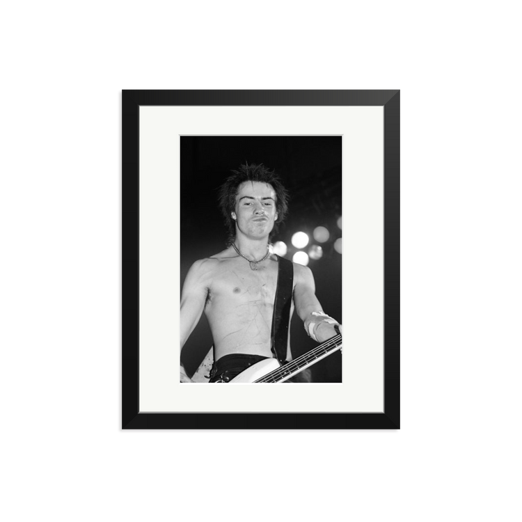Sid Vicious at The Winterland Ballroom | Framed Photography