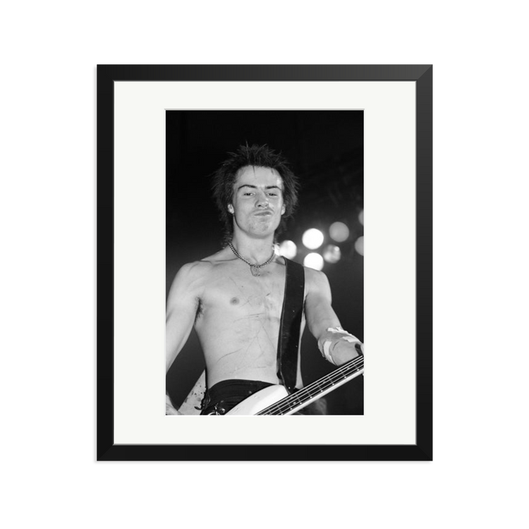 Sid Vicious at The Winterland Ballroom | Framed Photography