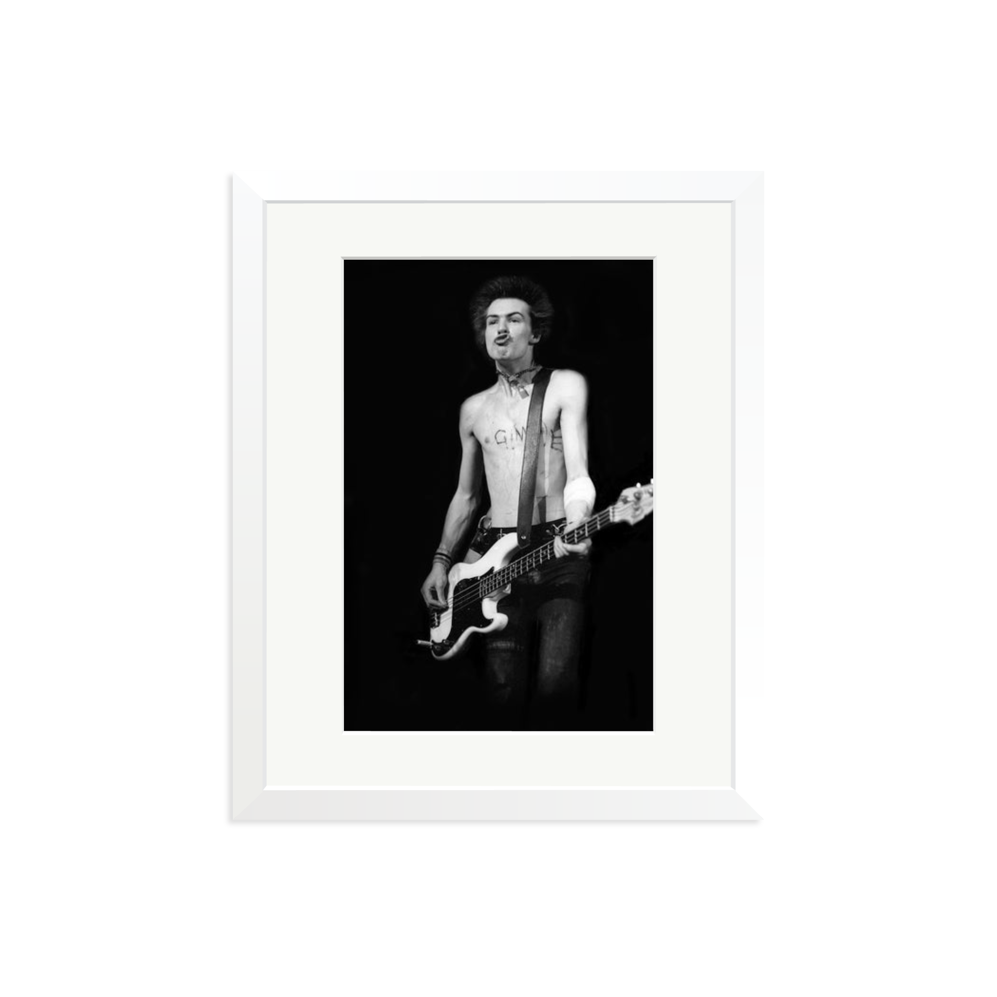 額装済/シド・ヴィシャス(Sid Vicious)Sid in tune - メルカリ