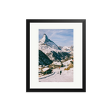 Skiers in Zermatt