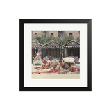 Slim Aarons 'Beach Backgammon'