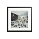 Slim Aarons 'Klosters Street Scene'