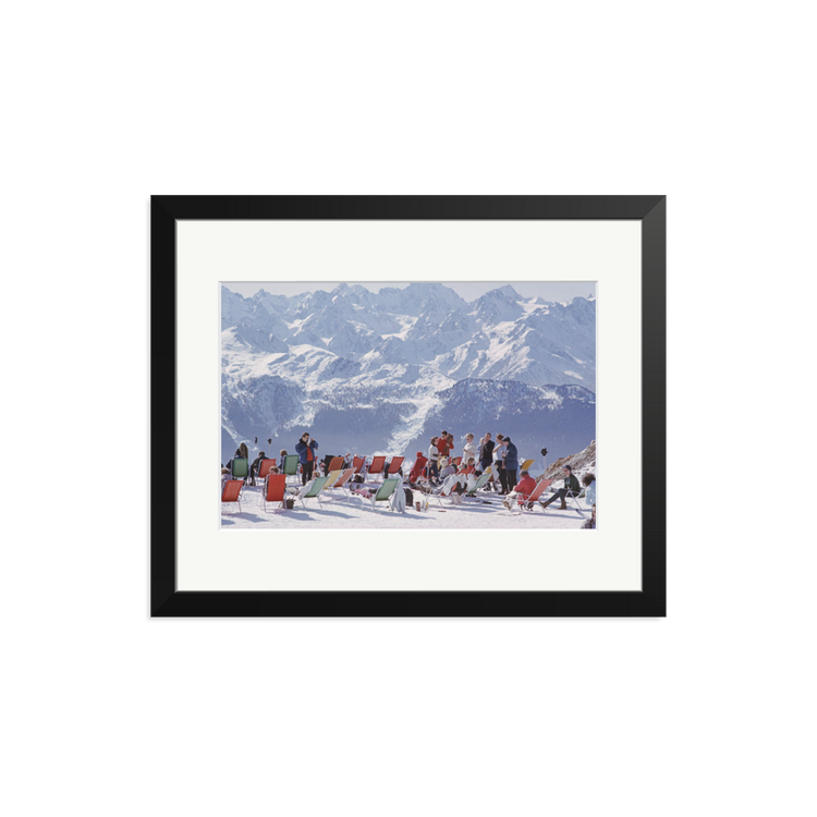 Slim Aarons 'Lounging In Verbier' | Framed Photography