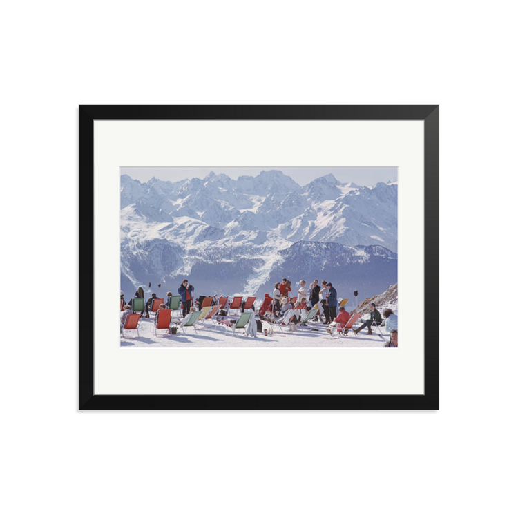 Slim Aarons 'Lounging In Verbier' | Framed Photography