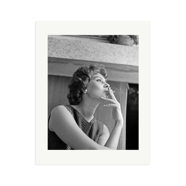 sophia loren smoking a cigarette 8x10 Photo #T2179 at Amazon's Entertainment Collectibles Store Sophia Loren Smoking by Bridgeman