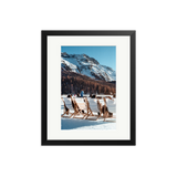 Sunbathers in Sankt Moritz