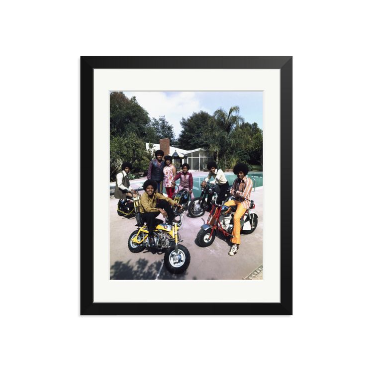 The Jackson Five by the Pool | Framed Photography