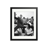 The Kennedys Riding in Car