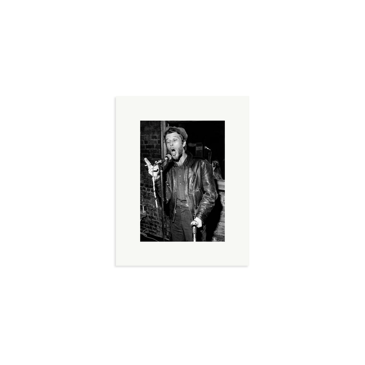 貴重！☆1977年 当時物！TOM WAITS トムウェイツ 歌詞！額装 チラシ