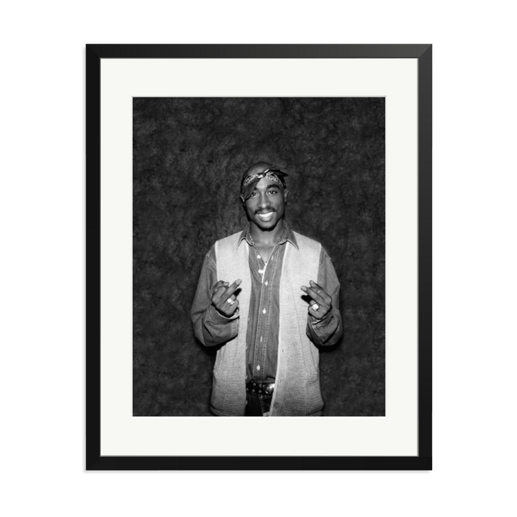 フォトフレーム 2PAC Tupac Shakur Photo - 3D Film Strip Museum Frame - Facsimile Signed