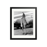 Twiggy at London Airport