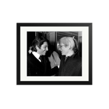 Valentino and Andy Warhol