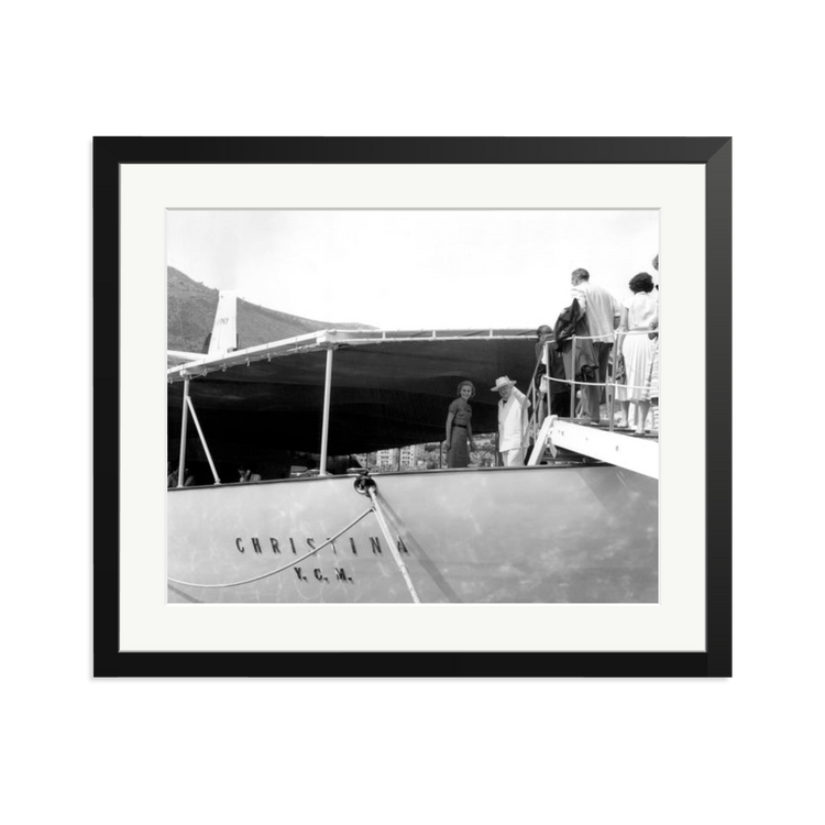 Welcoming Winston Churchill | Framed Photography