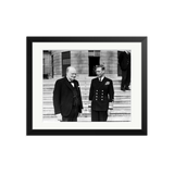 Winston Churchill and King George VI