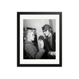 Yves and Catherine backstage, 1968